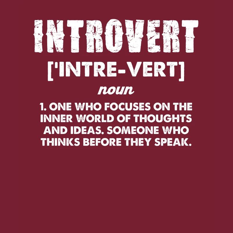 Introverti Définition Humour Déclaration