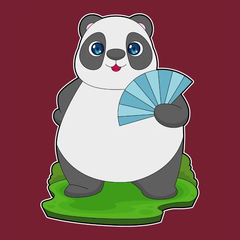 Ventilateur de poche Panda