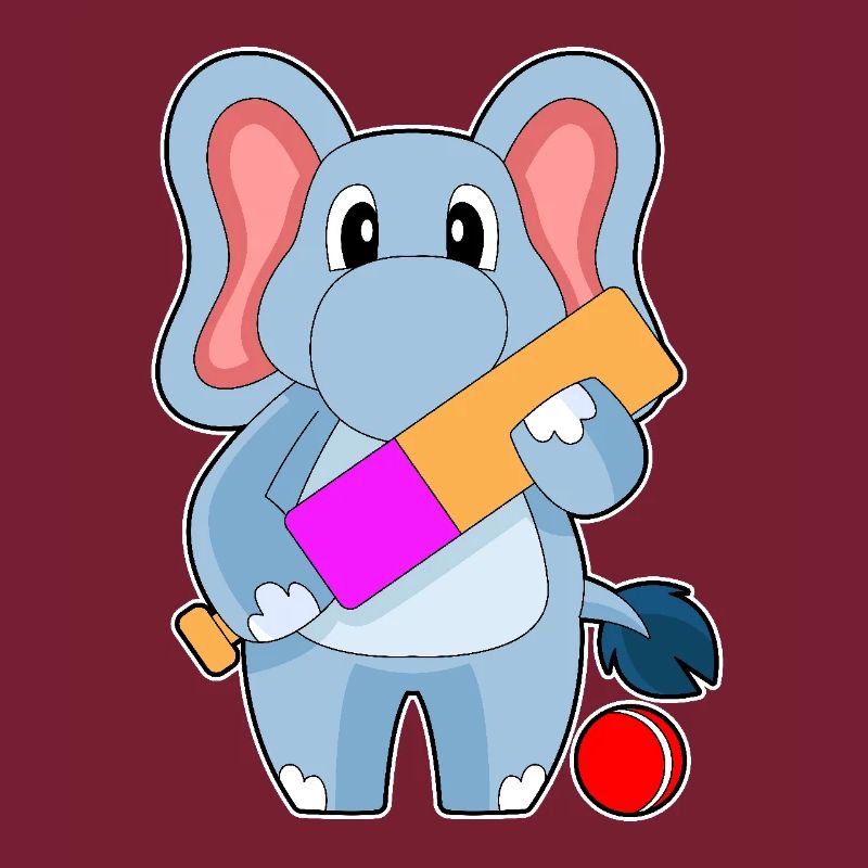 Elefant Cricket Cricketschläger