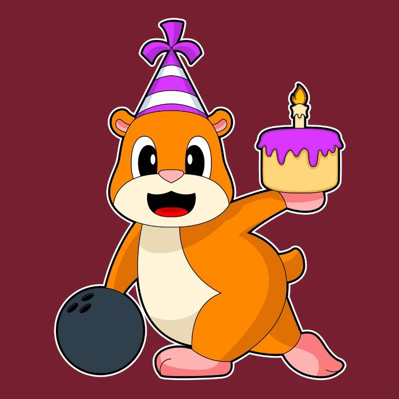 Bowling d’anniversaire de hamster