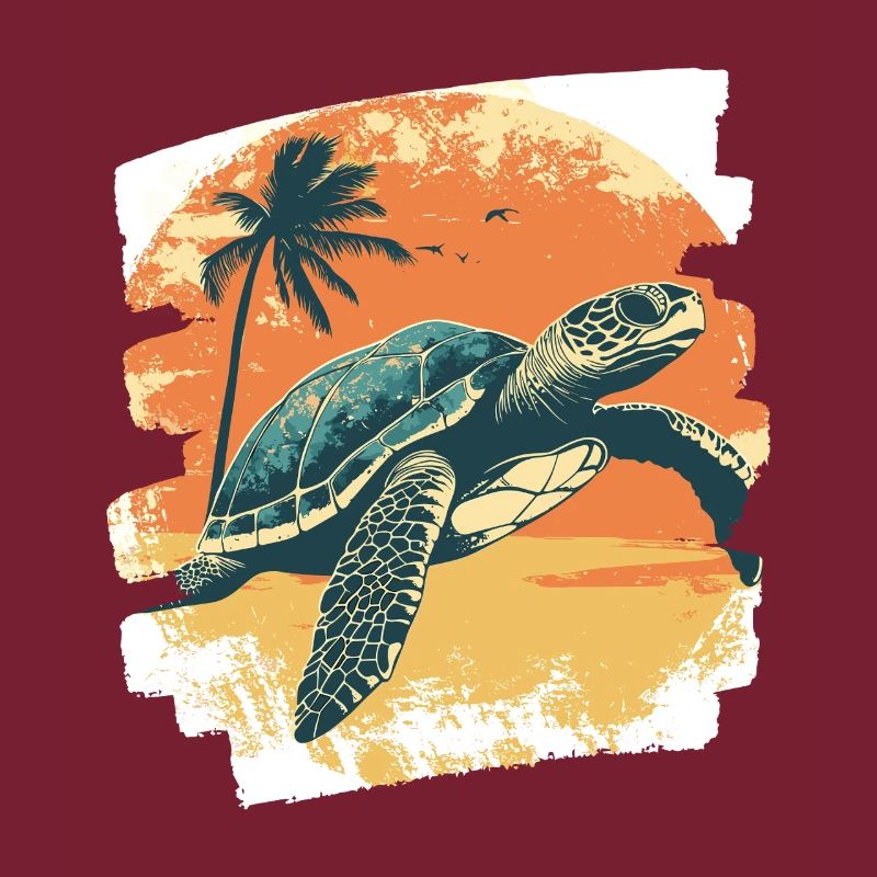 Sea Turtle Retro