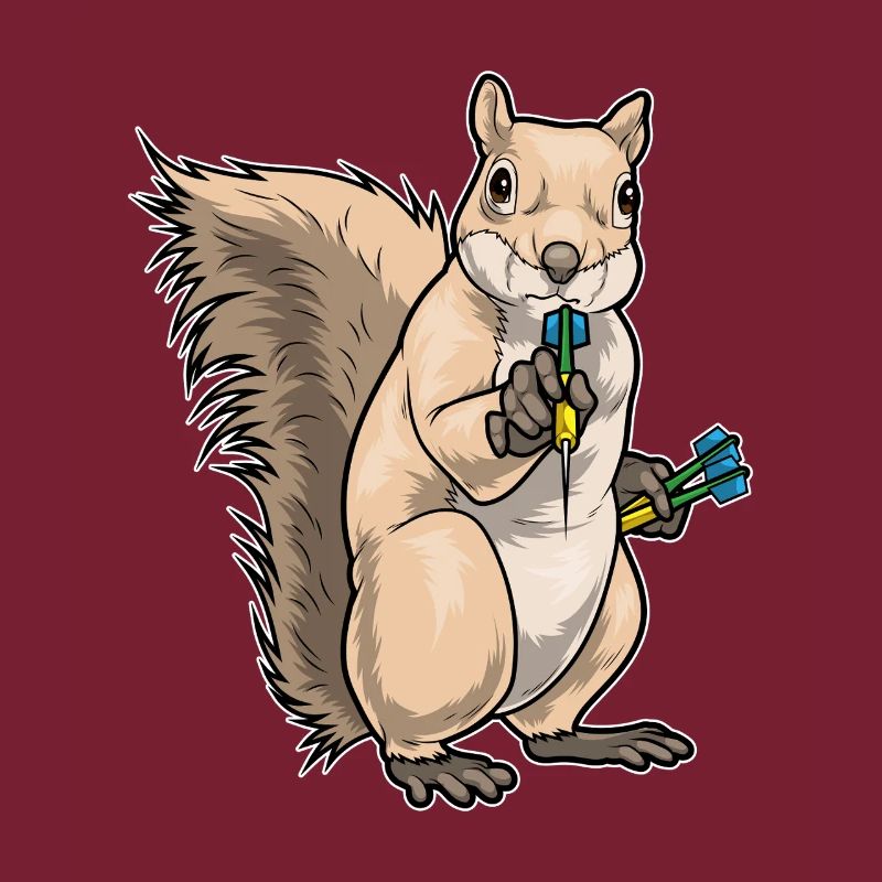 Eichhörnchen Dart Dartpfeil