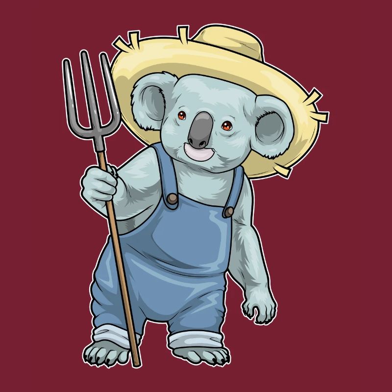 Koala Farmer Pitchfork