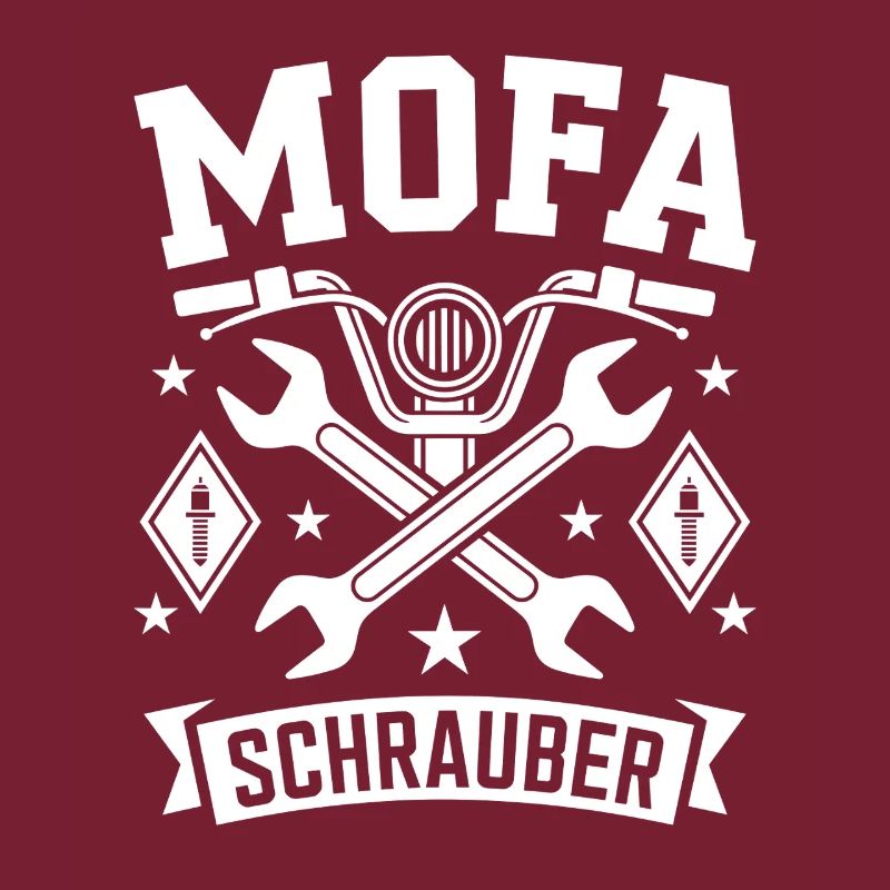 Mofa Schrauber Mechaniker Mofafahrer