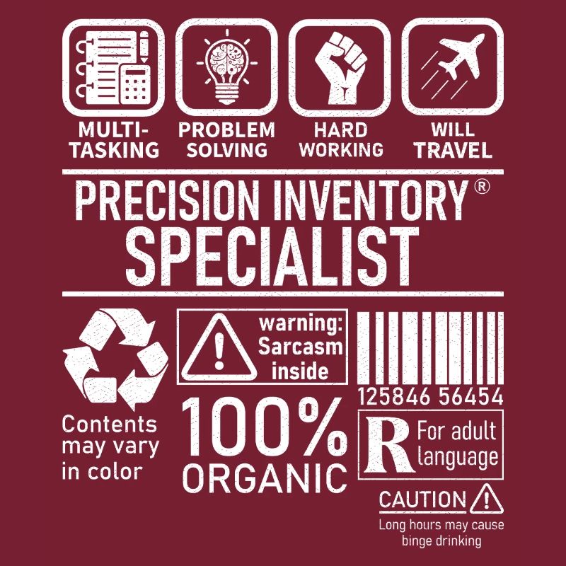 Precision Inventory Specialist multi tasking