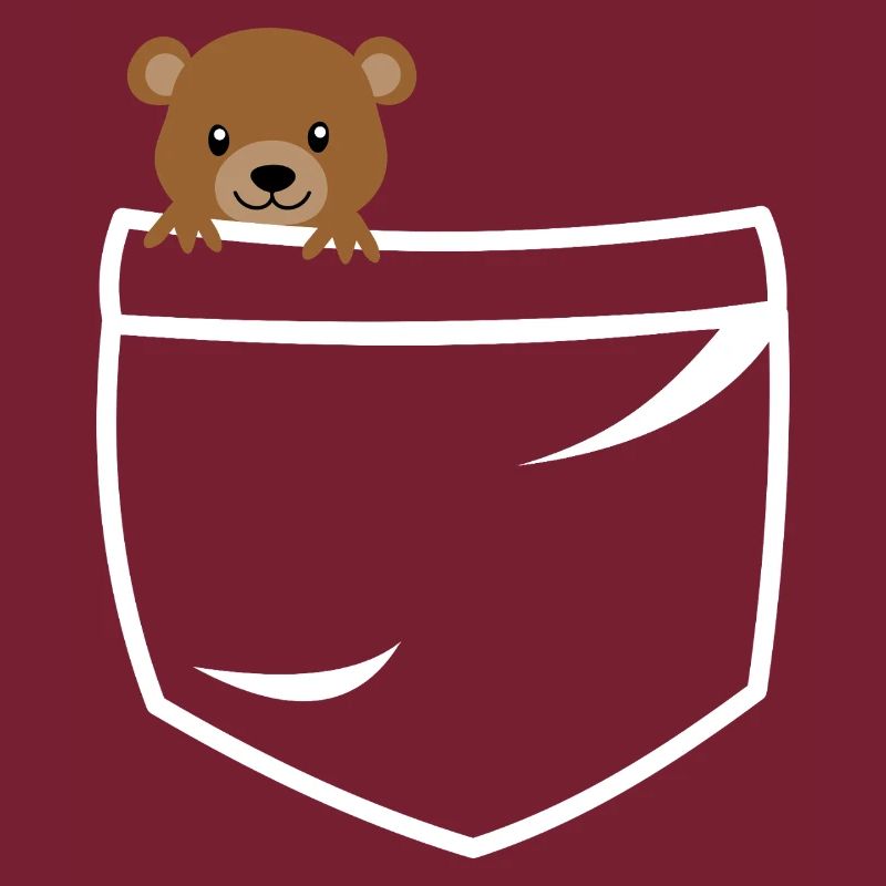 Teddy bear pockets
