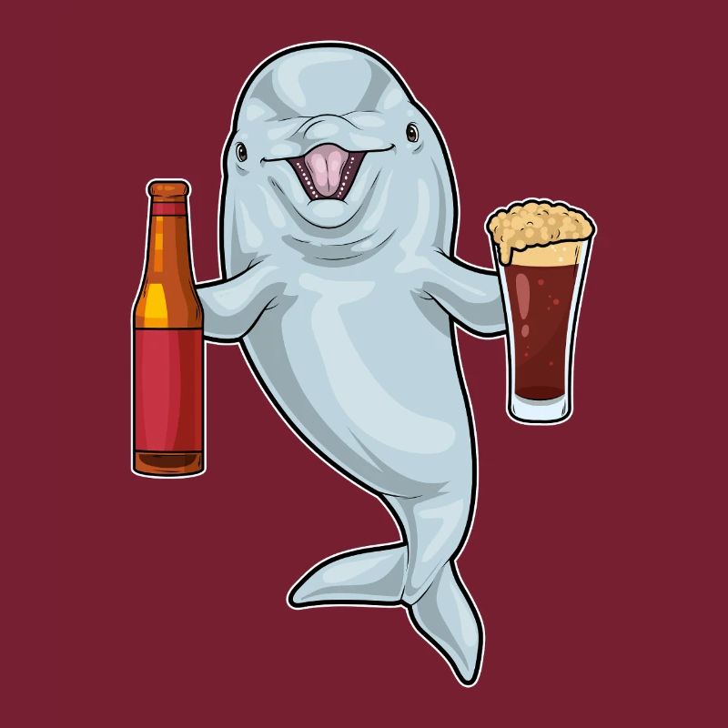 Bouteille de bière Dolphin