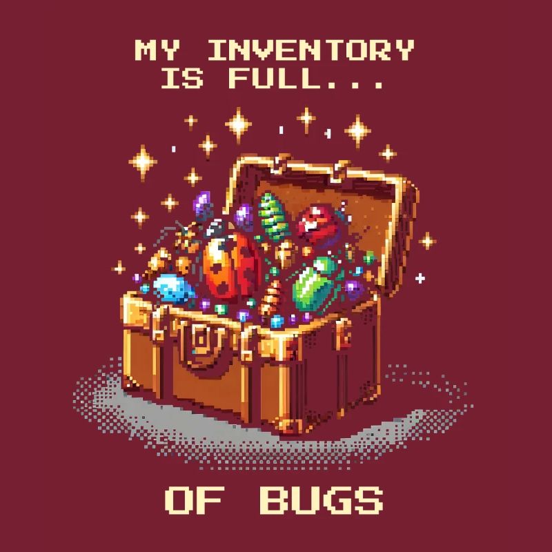 Bug Collector Inventaire Insectes Pixel Retro