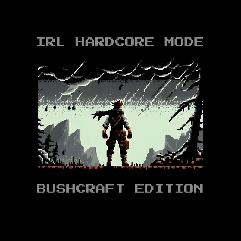 IRL Hardcore Mode Bushcraft Survival Zitat