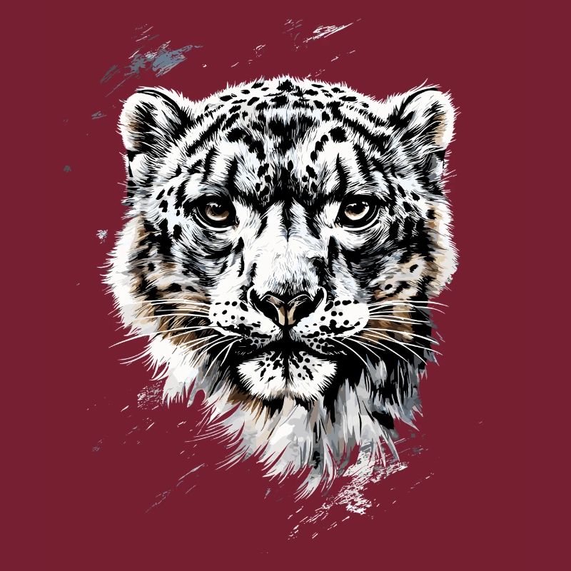 Schneeleopard Panther Raubkatze Großkatze Leopard