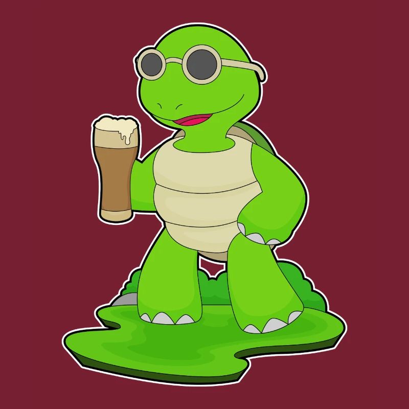 Schildkröte Bier