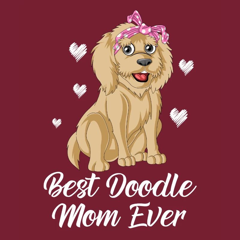 Doodle Mama Hund Illustration