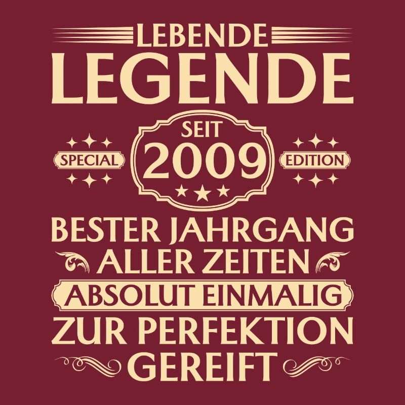 16. Geburtstag - Lebende Legende seit 2009