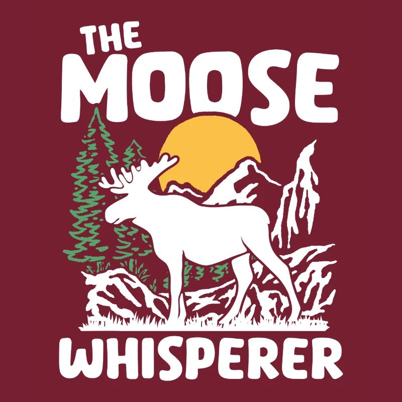 Moose Nature Silhouette Design