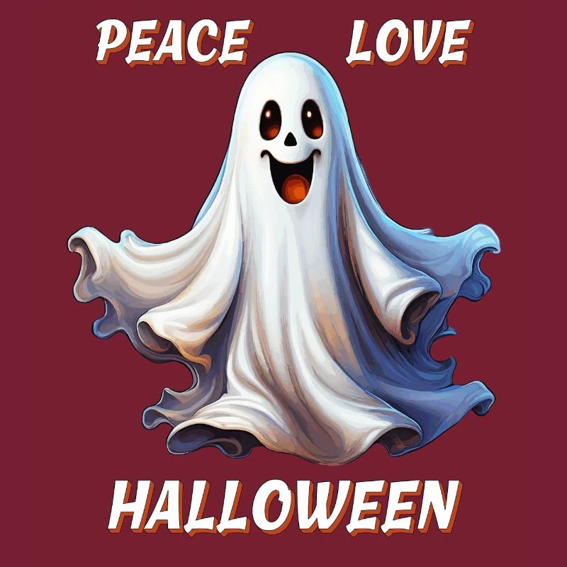 FANTÔME PAIX AMOUR HALLOWEEN