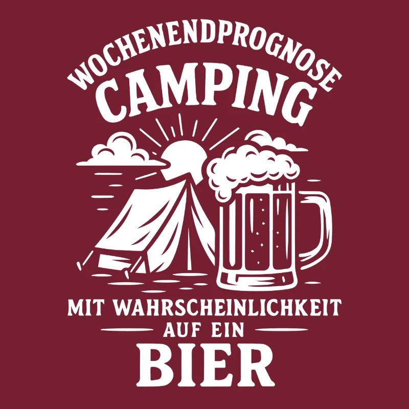 Camping Weekend Forecast with Beer