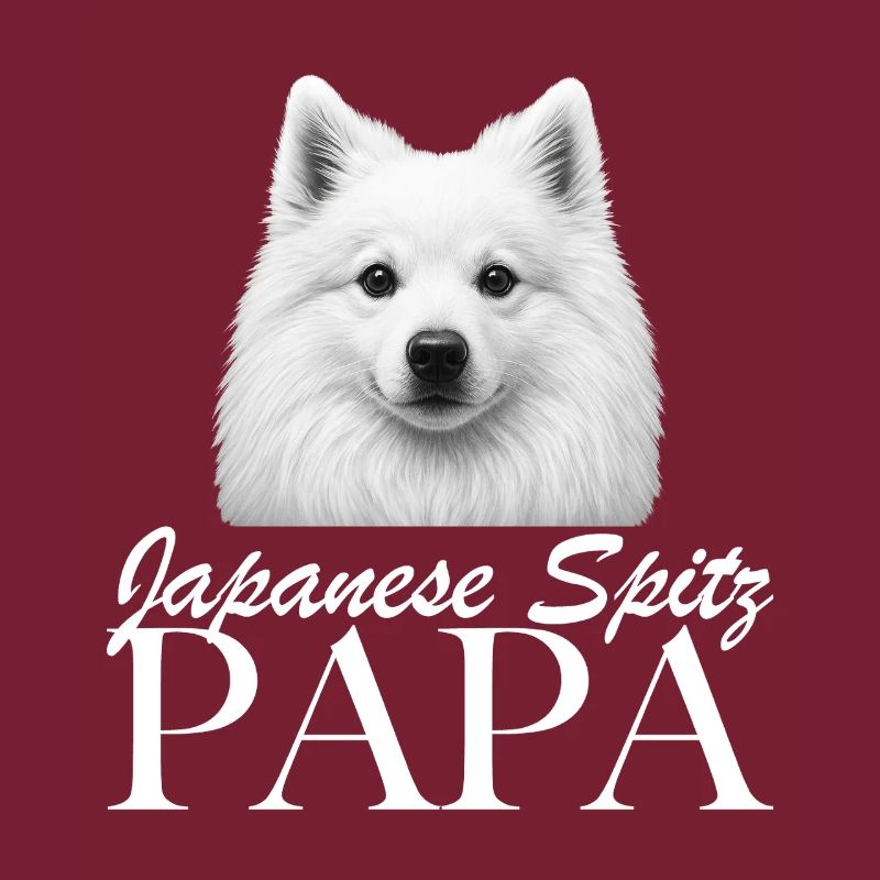 Japanese Spitz Dad Fantasy Design