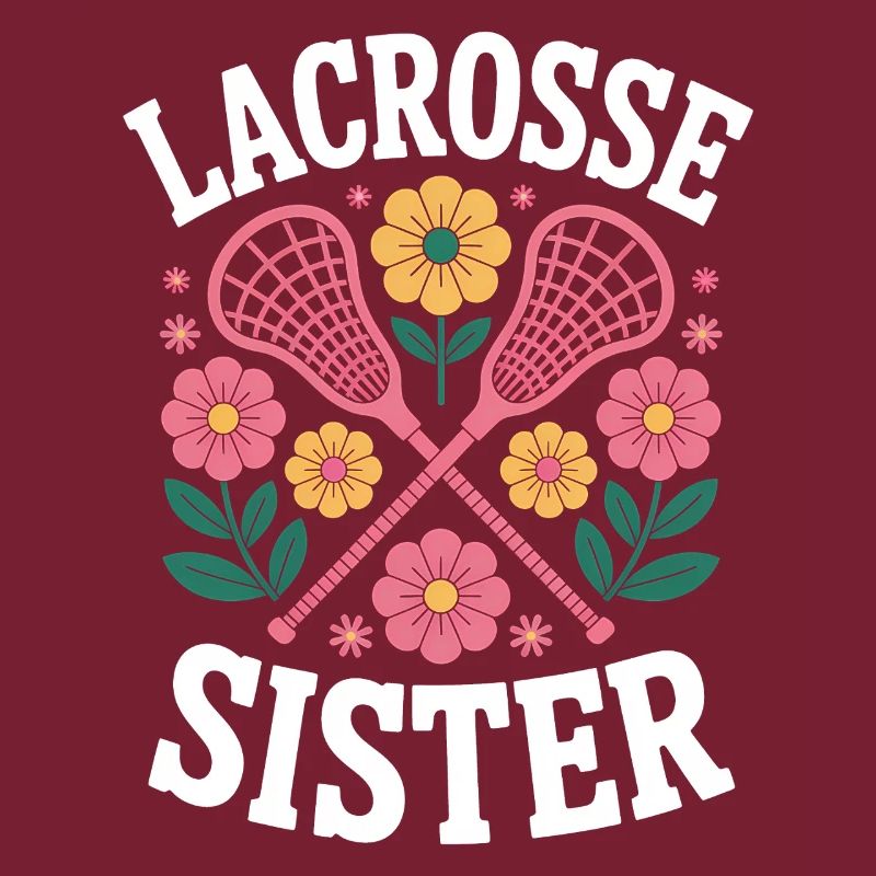 Lacrosse Spruch Schwester Lustig Lacrosse Geschenk