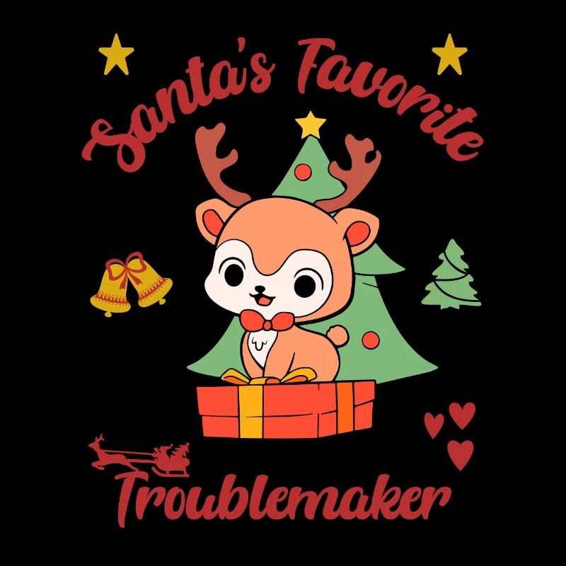 Design Joyeux Noël avec motif de renne