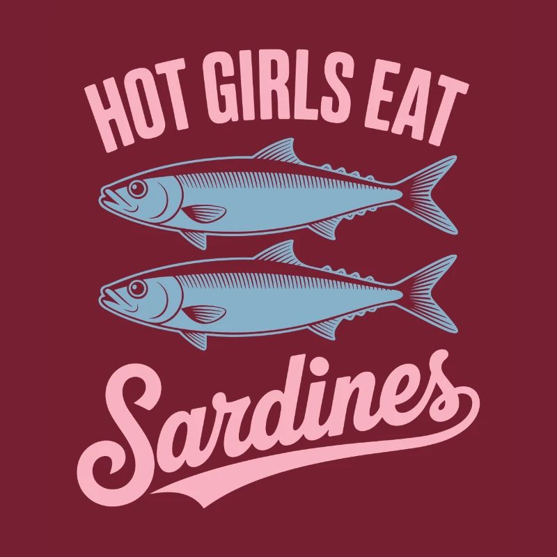 Sardinen Pop Art Text