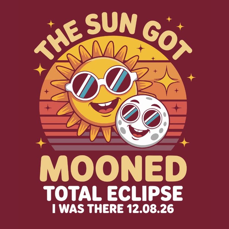 Éclipse de lune de soleil avec lunettes
