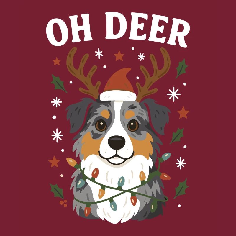 Mignon berger australien Noël Design