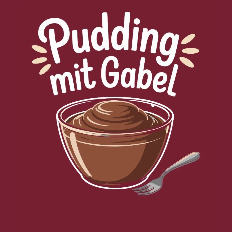 Pudding Mit Gabel