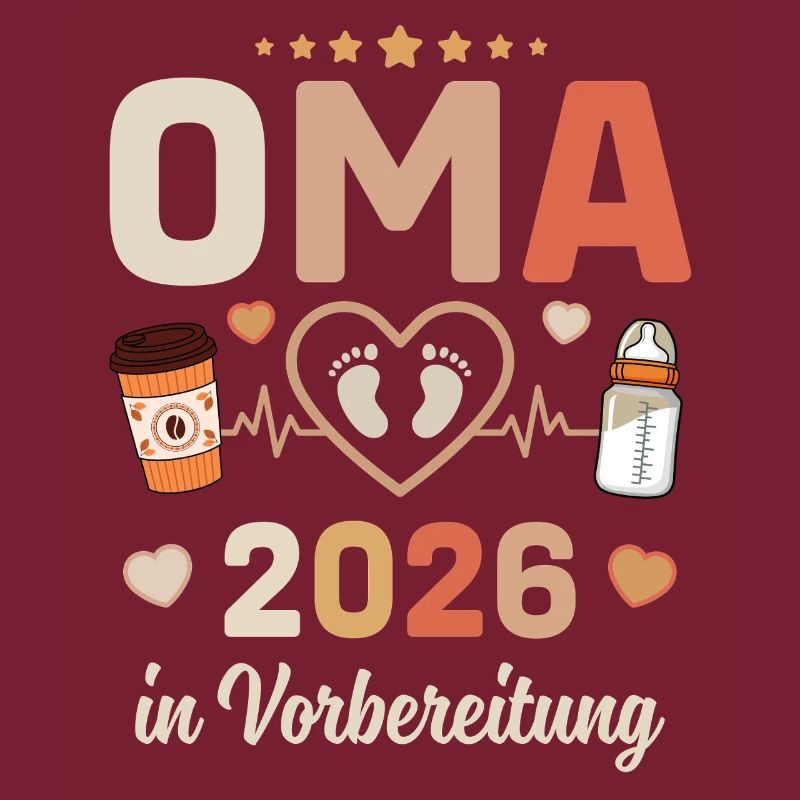 Oma 2026 In Vorbreitung Werdende Großmutter 2026