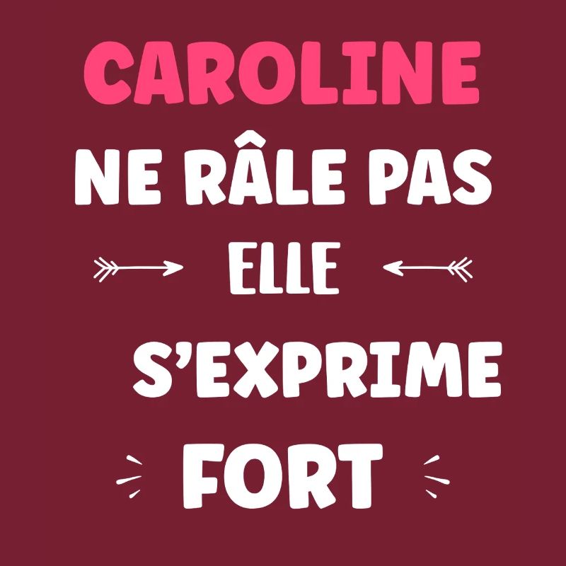 Caroline spricht laut