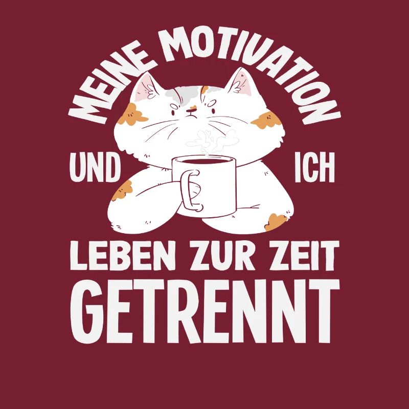 Funny Cat No Motivation Saying