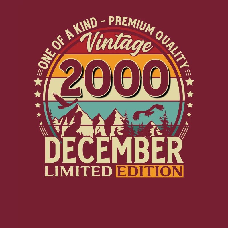 25e anniversaire Millésime décembre 2000