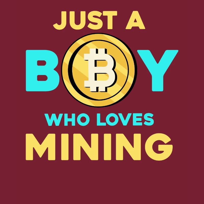 Krypto Mining Junge – Bitcoin Leidenschaft
