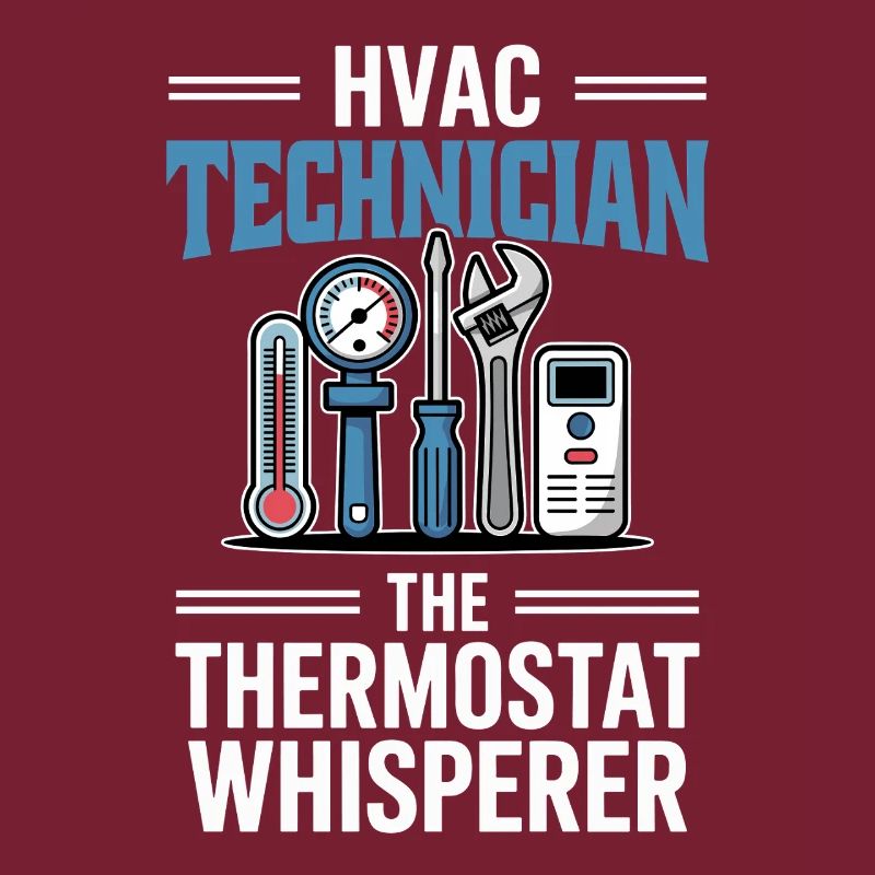 Thermostat Flüsterer HVAC Techniker Geschenk