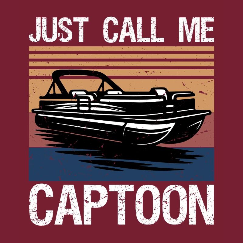 Appelez-moi simplement capitaine drôle de bateau ponton