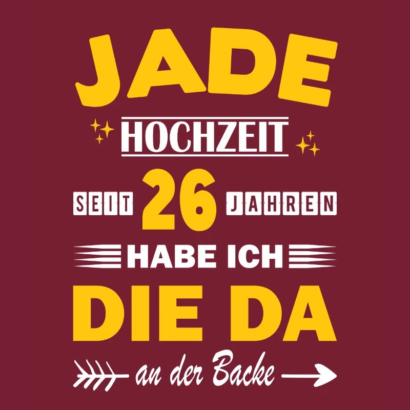 Jadehochzeit 26 Hochzeitstag Jahrestag Ehemann
