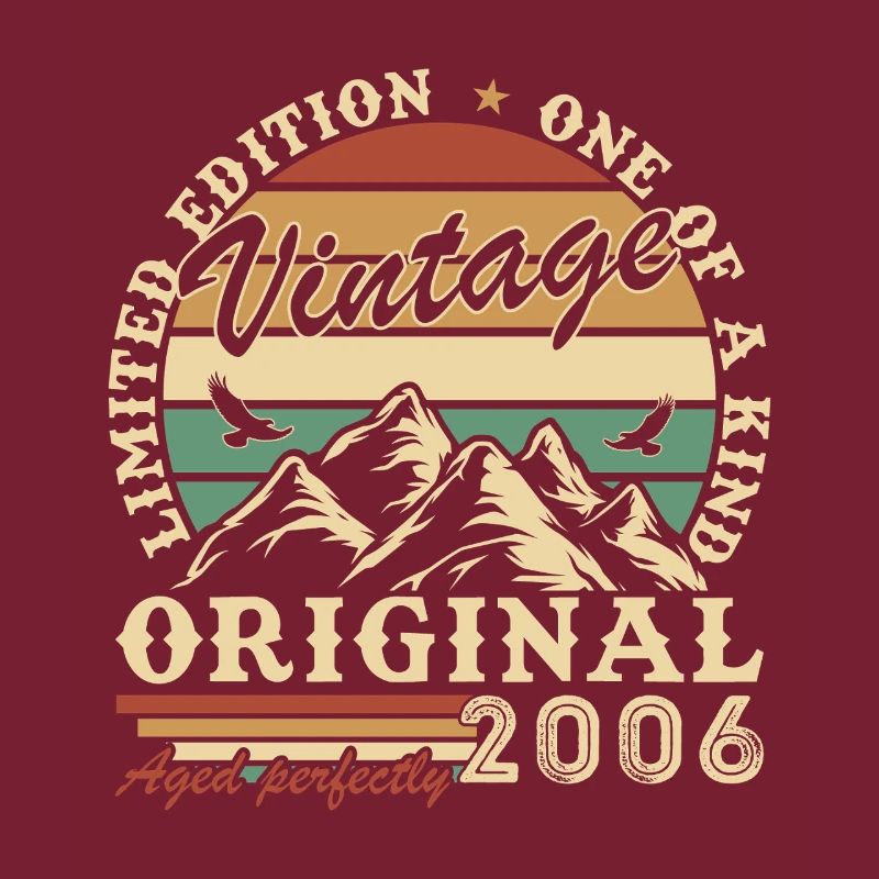 2006 Vintage Retro Geburtstagsgeschenk