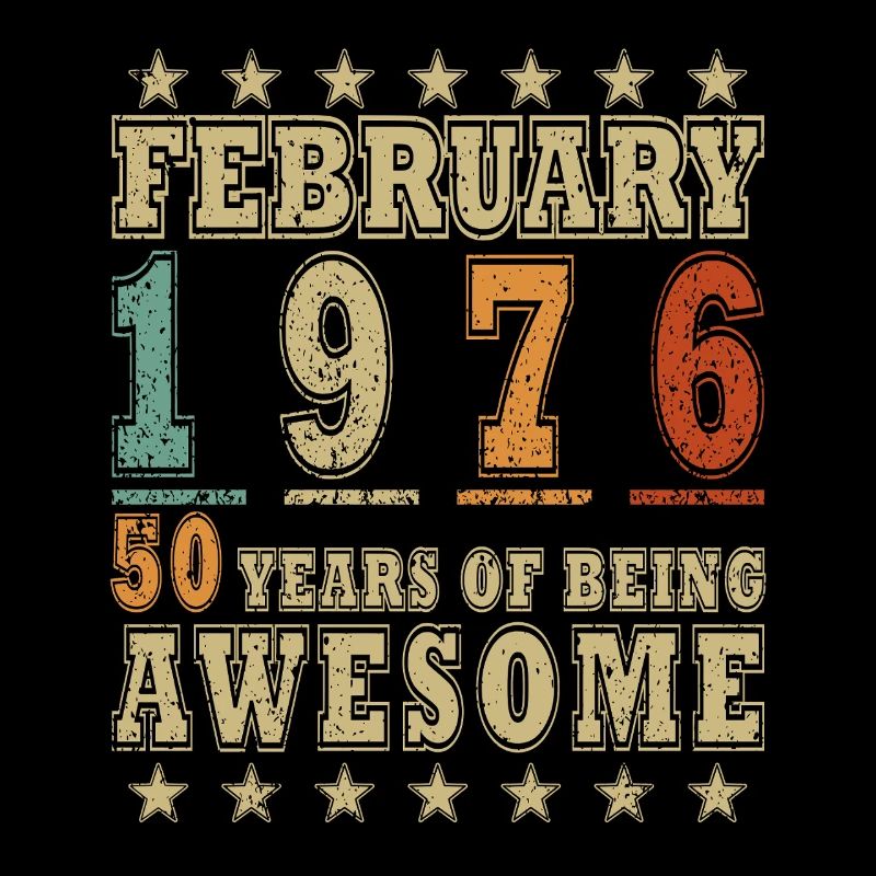 50e anniversaire février 1976 Millésime