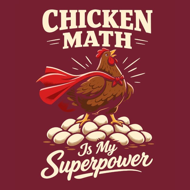 Mathématiques du poulet trop de poulets dans le