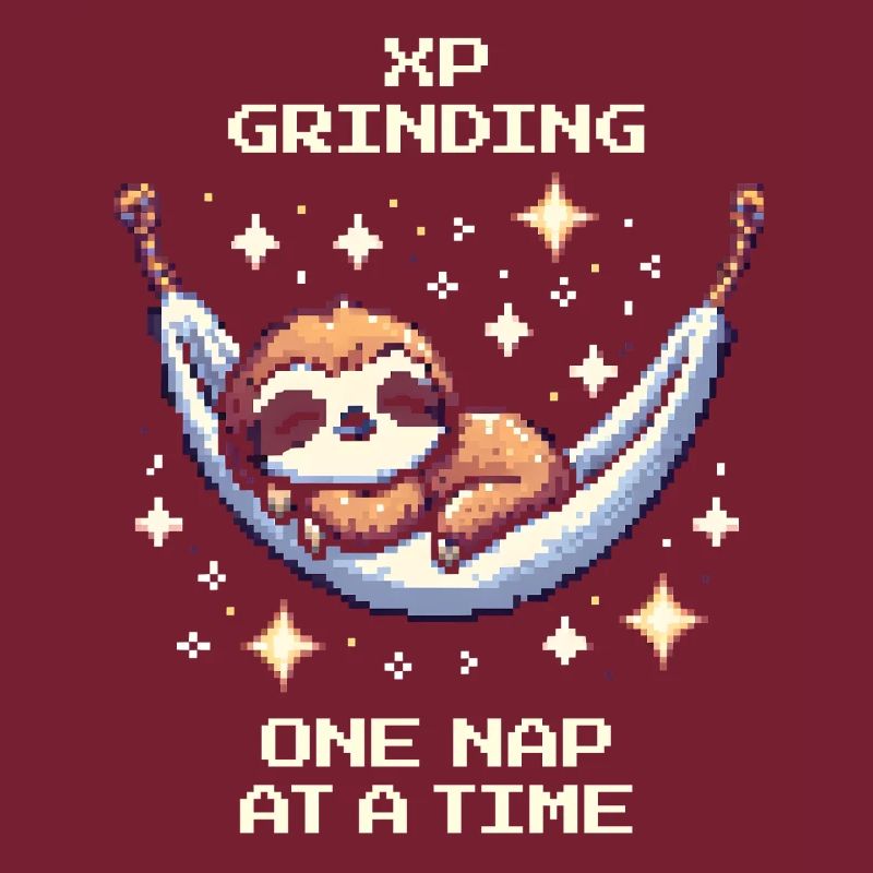 XP grinden mit Nickerchen | Faultier