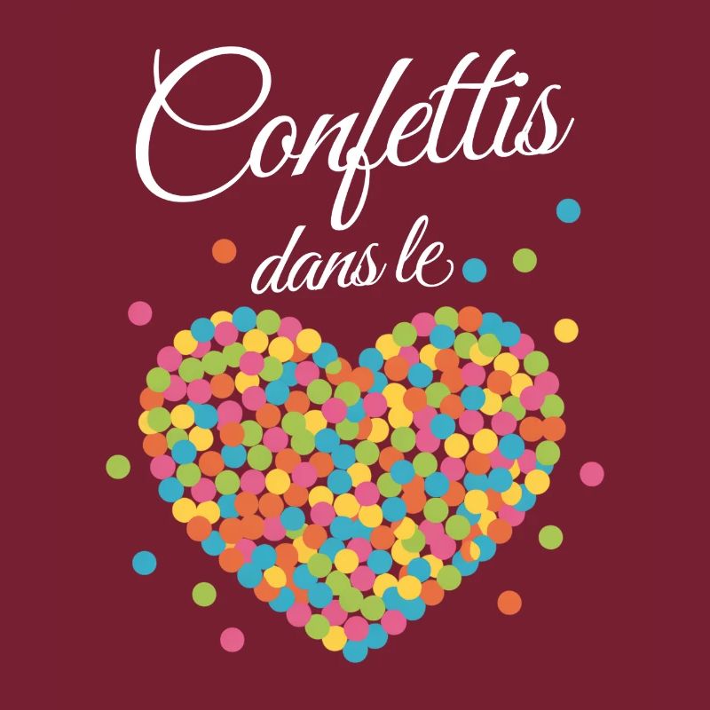 Festive Confetti Heart