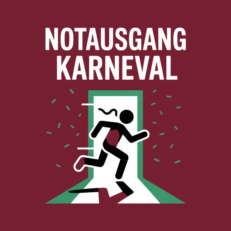 Emergency exit carnival escape for carnival grouches