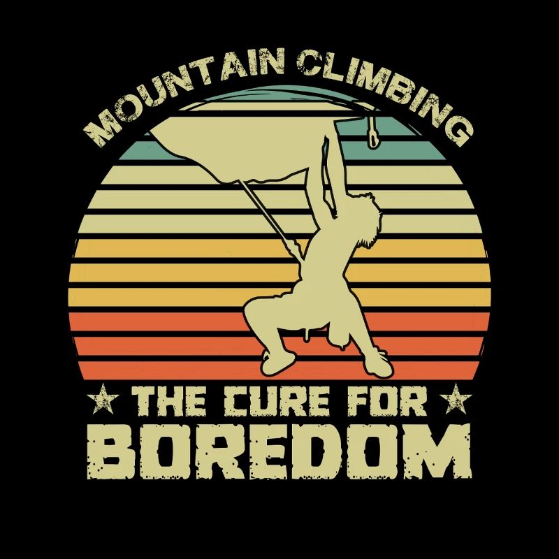 Bergsteigen gegen Langeweile