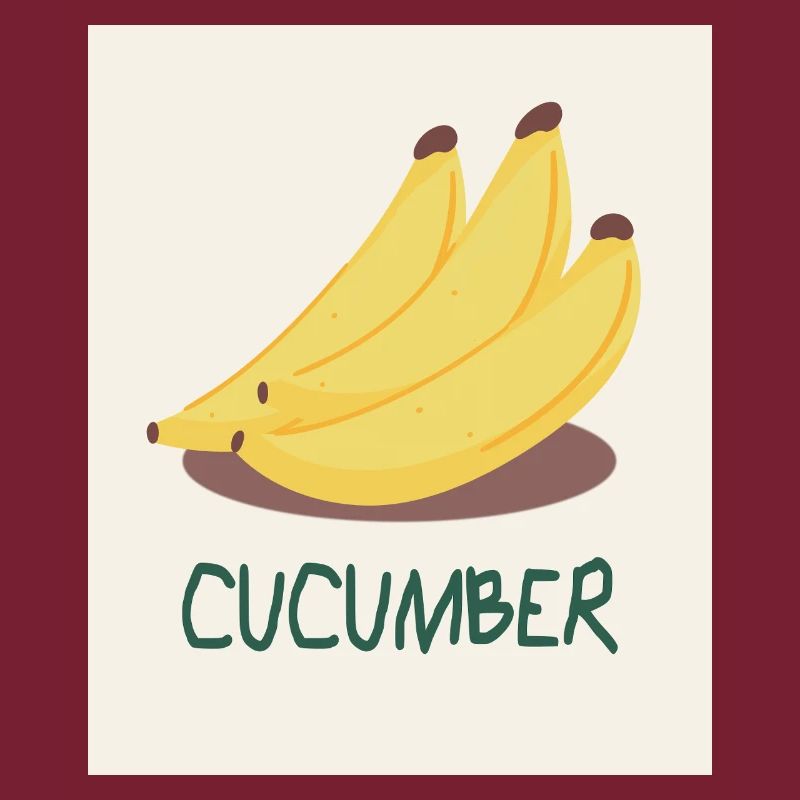 Concombre Banana – Jeu de mots amusant