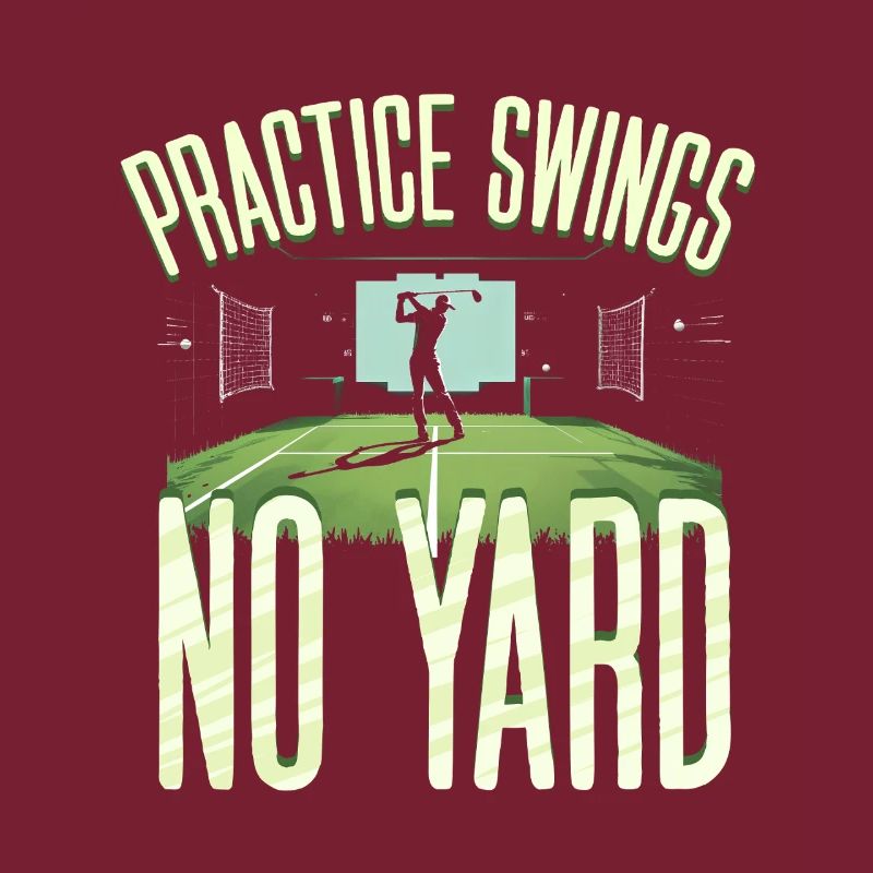 Golfsimulator Practice Swings No Yard