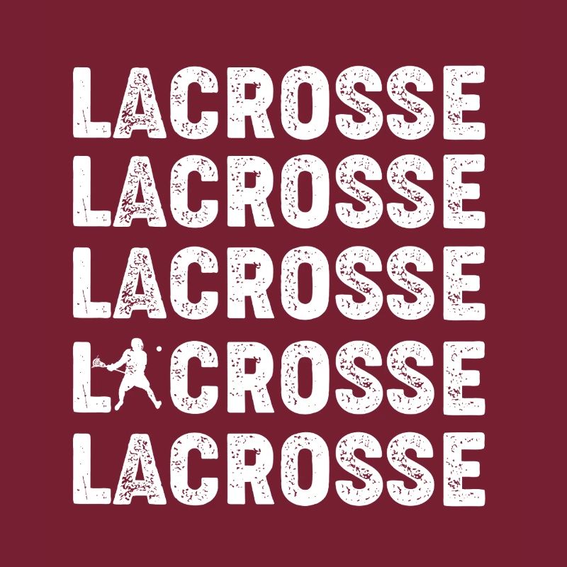 Lacrosse Texte Répété Conception en gras
