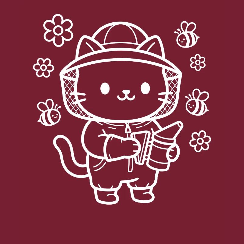 Beekeeper Kawaii Cat Beekeeper