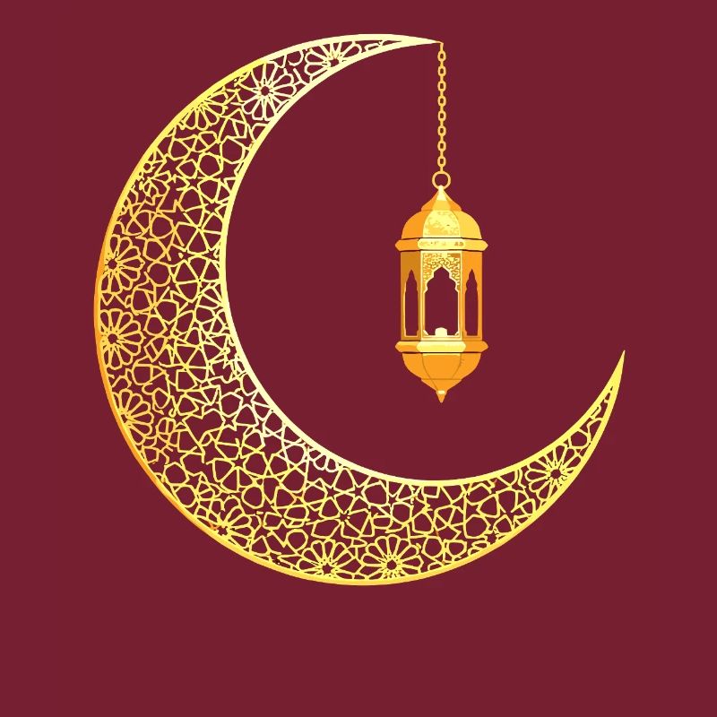 Ramadan Mondsichel Eid Mubarak