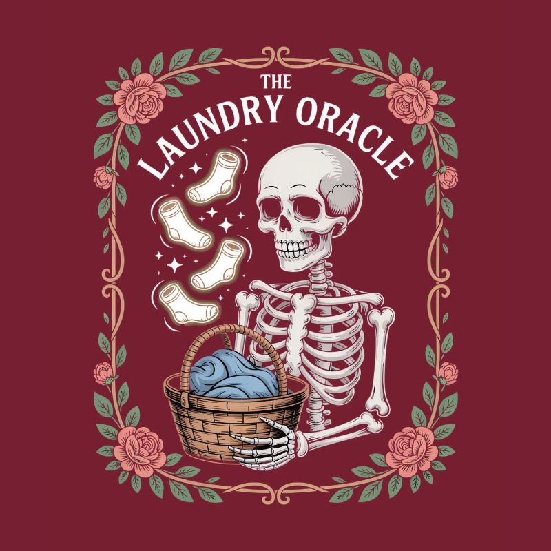 The Laundry Oracle Skeleton Laundry Humor