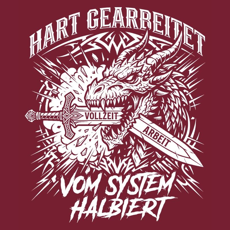 Travaillé dur, réduit de moitié par le système