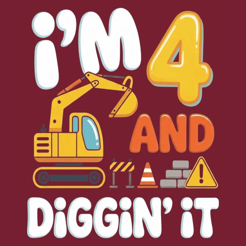Ich bin Vier: Diggin It Baustellenmotif